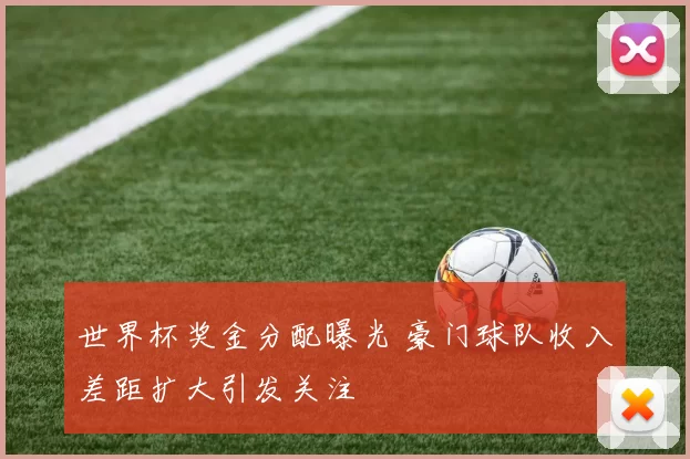 世界杯奖金分配曝光 豪门球队收入差距扩大引发关注